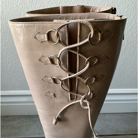 Jimmy Choo Leather Boots 38 1/2 8 1/2 - Picture 8 of 16